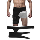 Support Brace for Groin Quadricep Thigh Wrap Hip Pain, Pulled Hamstring Compression Sleeve