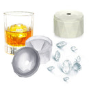 Cocktail Ice Maker Tray Silicone Mould Molds Bar Kitchen Accessories White