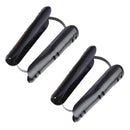 2x Black Plastic Shoes Organizer Trees Boot Holder Shapers Stretchers 18cm/6in