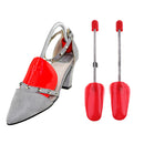 1 Pair of Plastic Shoes Tree Stretcher Shaper Spring Loaded for Women Shoes
