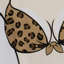 Funny Women Leopard Bikini Cover-up T-shirt Tee Tops Birthday Gift Pajamas