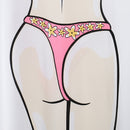 Fun Women Flower Pink Bikini Cover-up T-shirt Tee Tops Birthday Gift Pajamas