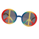 Novelty World Peace Sign Glasses Men Women Costume Sunglasses Rainbow Festive Events Party Photo Prop Eyewear