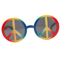 Novelty World Peace Sign Glasses Men Women Costume Sunglasses Rainbow Festive Events Party Photo Prop Eyewear