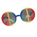 Novelty World Peace Sign Glasses Men Women Costume Sunglasses Rainbow Festive Events Party Photo Prop Eyewear
