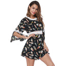 Retro Women Lace Feather Bathing Suit Bikini Swim Wear Cover Up Beach Dress