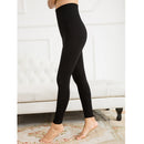 Extra Stretch Black Lined Legging High Waist Skinny Yoga Sports Pants for Women