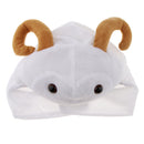 Kids Animal Costume Set Sheep Hat Top Shorts Gloves Shoes Party Halloween
