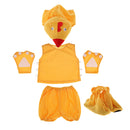 Kid Zoo Animal Costume Set Chick Hat Top Shorts Gloves Shoes Party Halloween