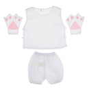 Kid Animal Costume Set Rabbit Hat Top Shorts Gloves Shoes Party Halloween
