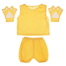 Kids Animal Costume Set Duck Hat Top Shorts Gloves Shoes Party Halloween