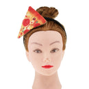 Festive Pizza Headband Women Girls Halloween Fancy Dress Party Hairband Birthday Party Dress up Props Headpiece Gift