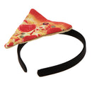 Festive Pizza Headband Women Girls Halloween Fancy Dress Party Hairband Birthday Party Dress up Props Headpiece Gift