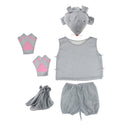 5 PCS Animal Pajamas Mouse Cosplay Costume Set Cute Sleepwear For Kids