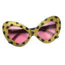 Funny Party Glasses Shiny Leopard Print Cateye Glasses Party Favors Supplies