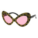 Funny Party Glasses Shiny Leopard Print Cateye Glasses Party Favors Supplies