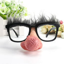 Novelty Big Nose Gray Eyebrow Designed Sunglasses Funny Party Eye Glasses Photo Props