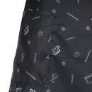 Unisex Black Chef Works Bistro Apron Kitchenware Prints Waist Apron Pocket