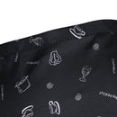 Unisex Black Chef Works Bistro Apron Kitchenware Prints Waist Apron Pocket