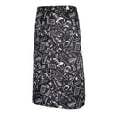 Unisex Chef Work Bistro Apron Kitchenware Prints Waist Tie Apron With Pocket