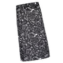 Unisex Chef Work Bistro Apron Kitchenware Prints Waist Tie Apron With Pocket