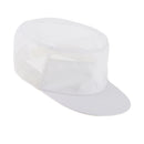 White Mesh Chef Hat Catering Bakery Kitchen Workers Head Wrap Unisex