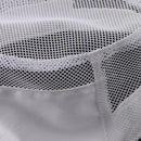 White Mesh Chef Hat Catering Bakery Kitchen Workers Head Wrap Unisex