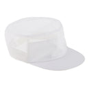 White Mesh Chef Hat Catering Bakery Kitchen Workers Head Wrap Unisex