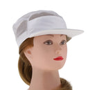 White Mesh Chef Hat Catering Bakery Kitchen Workers Head Wrap Unisex
