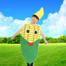 Kids Corn Costume Non-woven Fabric Vegetable Outfit Party Fancy Dress