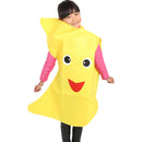 Kids Cartoon Half Moon Costume Nonwovens Fabric Outfit Party Fancy Dress