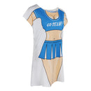 Fun Women Cheer Leader Bikini Cover-up T-shirt Tee Top Birthday Gift Pajamas