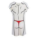 Funny Muscle Man Beach Bikini Cover-up T-shirt Tee Top Birthday Gift Pajamas