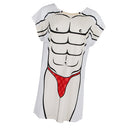 Funny Muscle Man Beach Bikini Cover-up T-shirt Tee Top Birthday Gift Pajamas