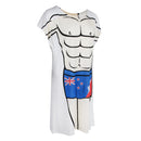 Fun Muscle Man Beach Bikini Cover-up T-shirt Tee Top Sleepwear Gift Pajamas