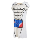 Fun Muscle Man Beach Bikini Cover-up T-shirt Tee Top Sleepwear Gift Pajamas