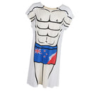 Fun Muscle Man Beach Bikini Cover-up T-shirt Tee Top Sleepwear Gift Pajamas