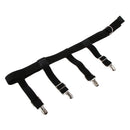 MenÂ’s WomenÂ’s Nylon Adjustable Harness Pants Suspender Garter Belt Metal Clips