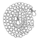 42.5inch Metal Shoulder Cross Body Bag Replacement Chain Strap with Buckles