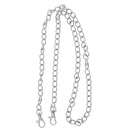 42.5inch Metal Shoulder Cross Body Bag Replacement Chain Strap with Buckles