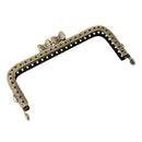 Metal Purse Bag Frames Kiss Clasp Lock Bronze Tone DIY Craft Material 10.5cm