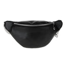 Fashion PU Leather Waist Sling Bag Crossbody Bum Bag Travel Hiking Chest Bag