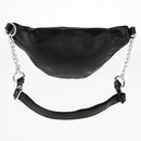 Fashion PU Leather Waist Sling Bag Crossbody Bum Bag Travel Hiking Chest Bag