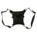 Steampunk Waist Bag Gothic Leather Crossbody Bags Rivet Leg Thigh Pack Belt