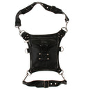 Steampunk Waist Bag Gothic Leather Crossbody Bags Rivet Leg Thigh Pack Belt