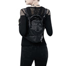 Steampunk PU Leather Outdoor Shoulder Bag Backpack Multipurpose Daypacks