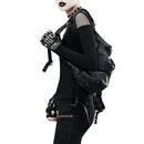 Steampunk PU Leather Outdoor Shoulder Bag Backpack Multipurpose Daypacks