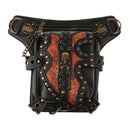 Gothic Punk Drop Leg Waist Bag Motorcycle Fanny Shoulder Pack Hip/Thigh Bag