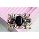 Luxury Crystal Shoe Clips Removable Rhinestone Shoe Buckles Shoe Accessories