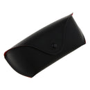Portable PU Leather Sunglasses Pouch Soft Eye Glasses Carry Case Box, Black